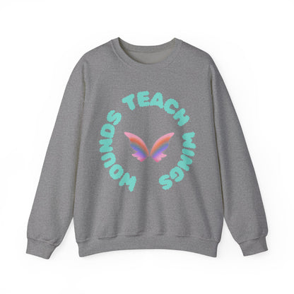 Wounds Teach Wings Crewneck
