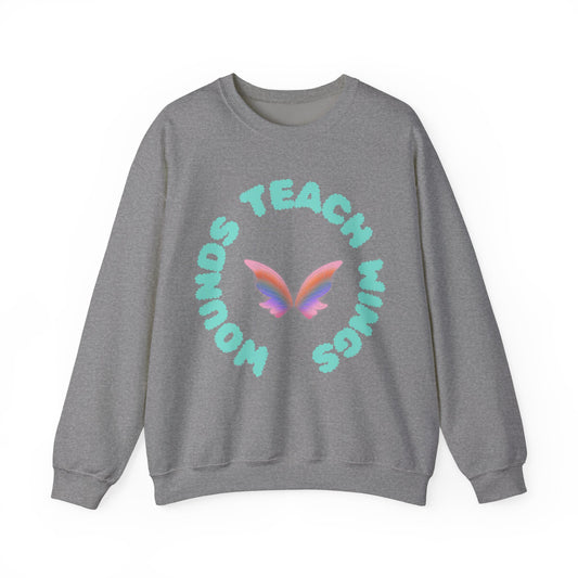 Wounds Teach Wings Crewneck